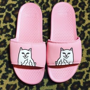 RipNDip LORD NERMAL SLIDES Pink/White